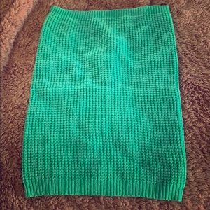 Gap mint green cowl neck scarf